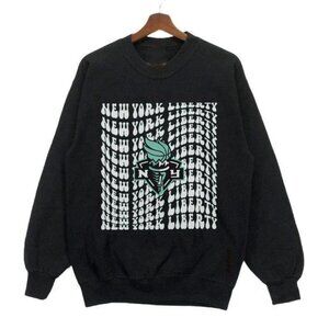 New York Liberty Tee Shirt Basketball Fan Apparel Vintage Style Shirt Sweaters